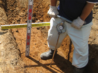 【2】掘削、基礎地盤地耐力の測定